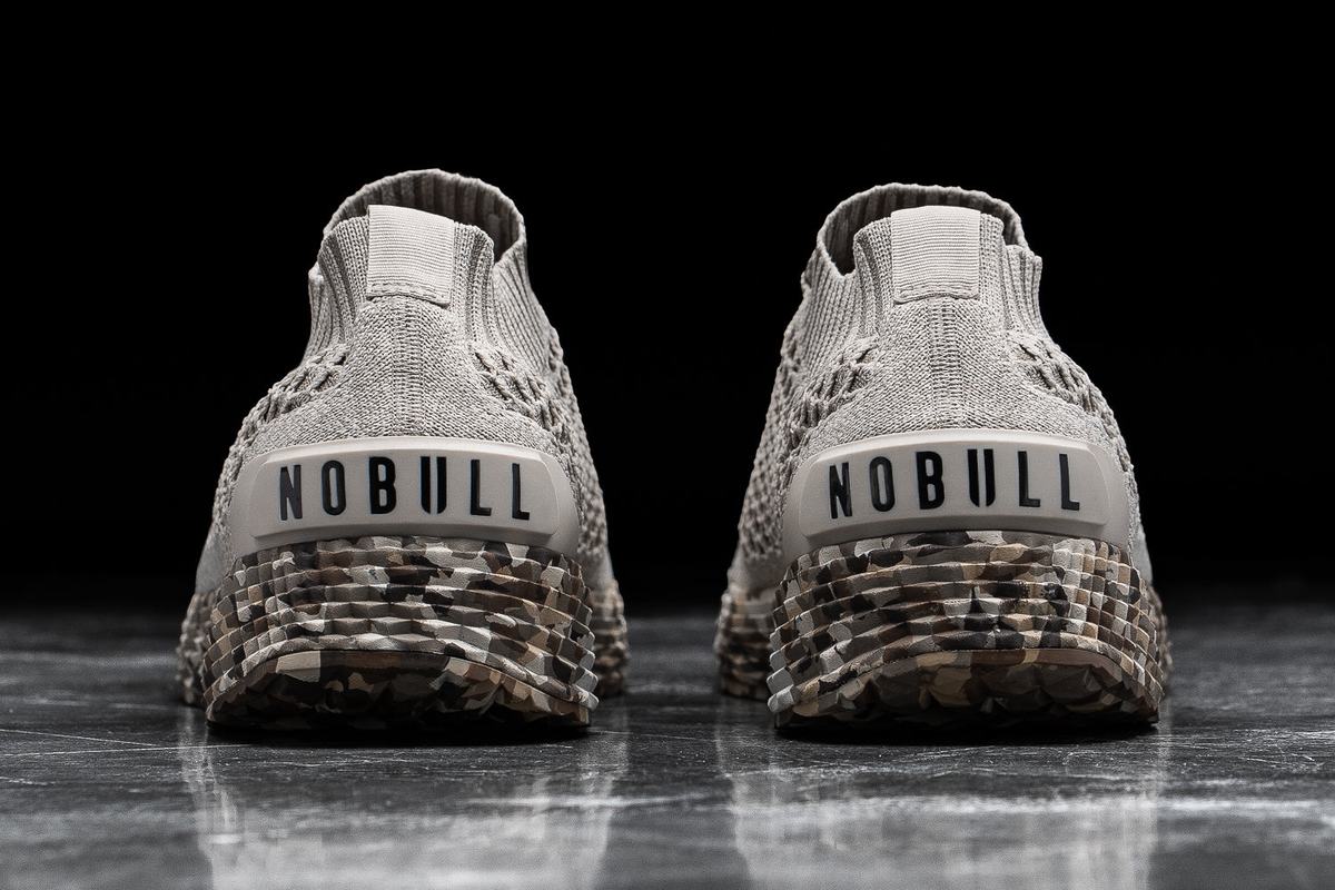 Nobull Knit Runner Men's Running Shoes Beige | Australia (JR0749)